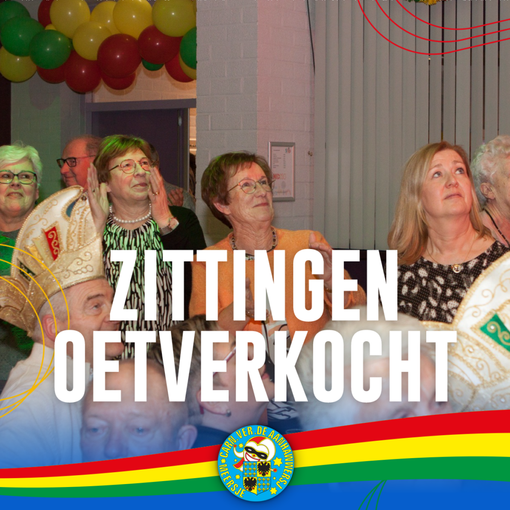 Zittingen oetverkocht